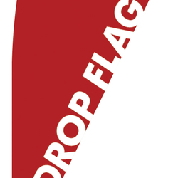 Drop Flag - Fahne in Tropfenform