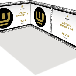 CROWN 6 x 4 m Eckmodul Stand