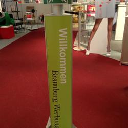 Pylon 3-seitig "Sammelpunkt" mit Kopfteil