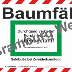 Forstbanner NRW