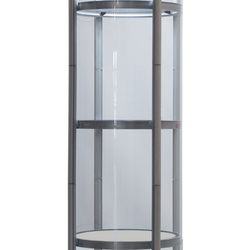faltbare Vitrine Twist 200cm rund